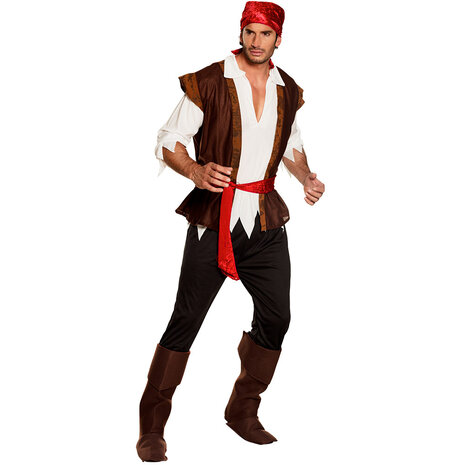 Boland Pirate Thunder Men's Costume | 6-piece Boland Pirate Thunder Men's Costume | 6-piece