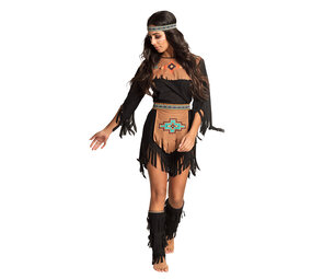 Boland She-Wolf Indianen Dames Kostuum Boland She-Wolf Indianen Dames Kostuum