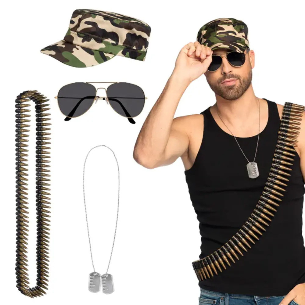 Boland Soldaten Accessoires Set | 4-delig Boland Soldaten Accessoires Set | 4-delig