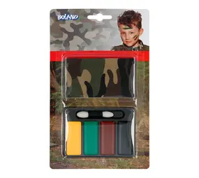 Boland Camouflage Face Paint Set | 3-piece