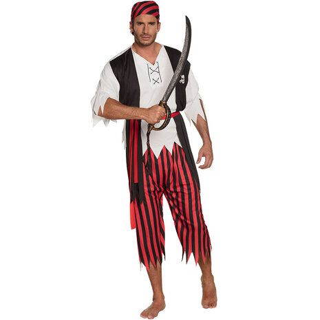Boland Men's Pirate Jacket Costume | Size M/L - 50/52 Boland Men's Pirate Jacket Costume | Size M/L - 50/52