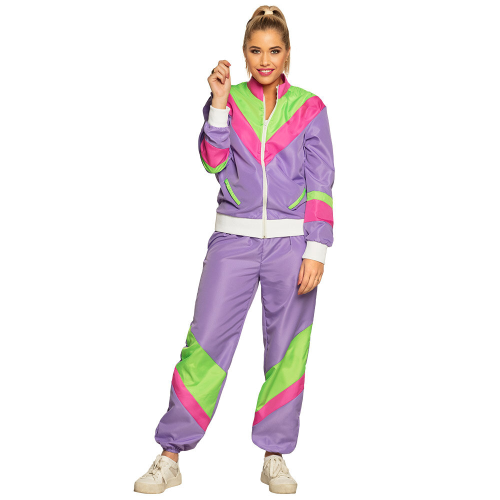 Boland Hässlicher Retro-Damen-Trainingsanzug, Lila Boland Hässlicher Retro-Damen-Trainingsanzug, Lila