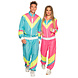 Boland Falscher Retro-Damen-Trainingsanzug Neonpink