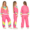 Boland Falscher Retro-Damen-Trainingsanzug Neonpink