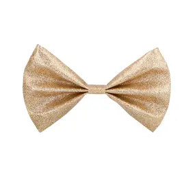 Boland Gold Glitter Butterfly Bow | per piece Boland Gold Glitter Butterfly Bow | per piece