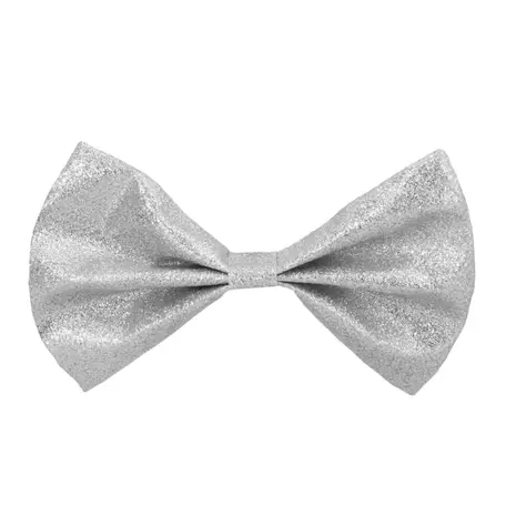 Boland Nœud papillon argenté pailleté | à l'unité Boland Nœud papillon argenté pailleté | à l'unité
