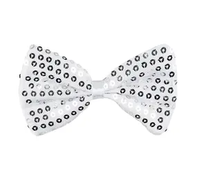 Boland Bow Tie with Silver Sequins | per piece Boland Bow Tie with Silver Sequins | per piece