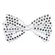 Boland Bow Tie with Silver Sequins | per piece Boland Bow Tie with Silver Sequins | per piece