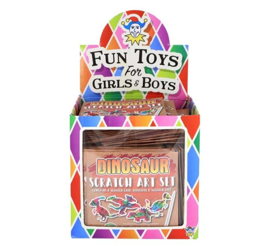 Henbrandt Dinosaur Magic Scratch Cards | 12 pieces