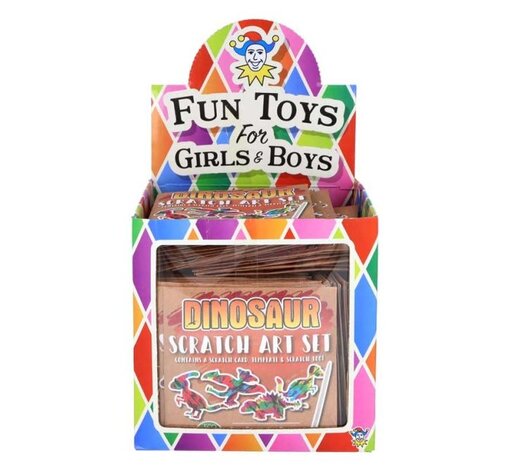 Henbrandt Dinosaur Magic Scratch Cards | 12 pieces
