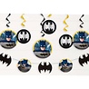 Unique Party Guirlande Batman et décorations suspendues en spirale | 7 pièces
