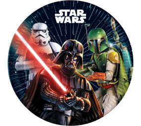 WeFiesta Star Wars Galaxy Borden 23cm | 8 stuks WeFiesta Star Wars Galaxy Borden 23cm | 8 stuks