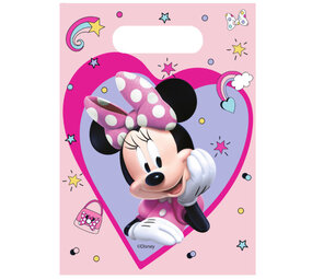 Procos Party Minnie Mouse Junior Uitdeelzakjes | 6 stuks Procos Party Minnie Mouse Junior Uitdeelzakjes | 6 stuks