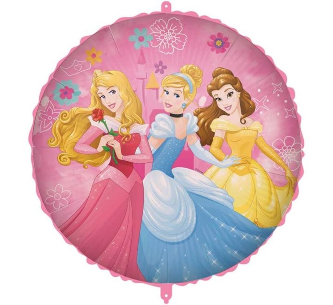Procos Party Prinsessen Folie Ballon Princess Live Your Story 45cm | per stuk Procos Party Prinsessen Folie Ballon Princess Live Your Story 45cm | per stuk
