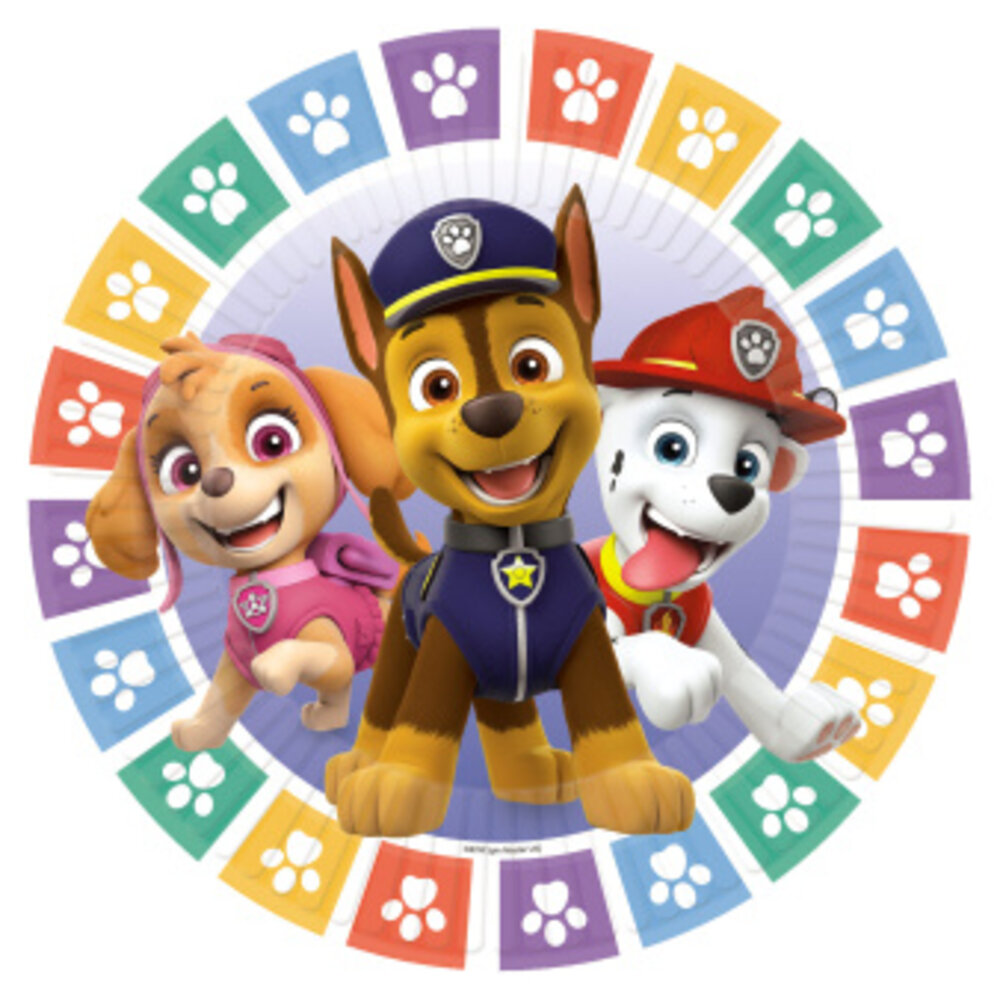 Amscan Paw Patrol Plates 18cm | 8 pieces