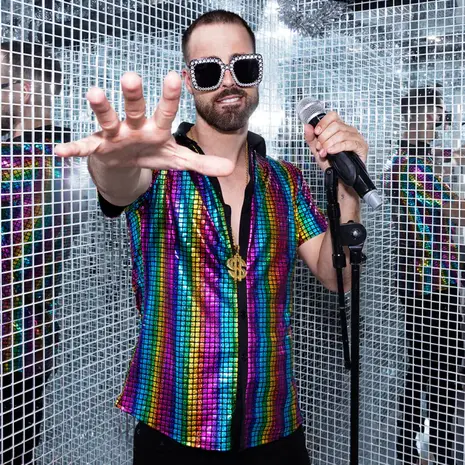 Boland Chemise disco pour dames et messieurs | à l'unité