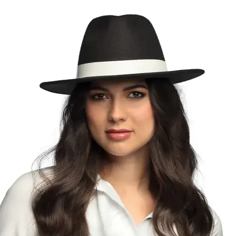 Boland Gangster Hoed DeLuxe | per stuk Boland Gangster Hoed DeLuxe | per stuk