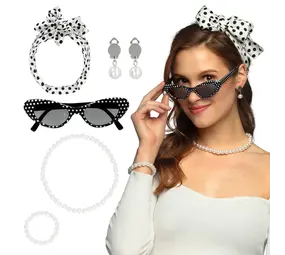 Boland Ensemble d'accessoires rock 'n roll | 5 pièces Boland Ensemble d'accessoires rock 'n roll | 5 pièces