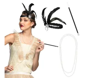 Boland Jaren 20 Charleston Accessoire Set | 3-delig Boland Jaren 20 Charleston Accessoire Set | 3-delig