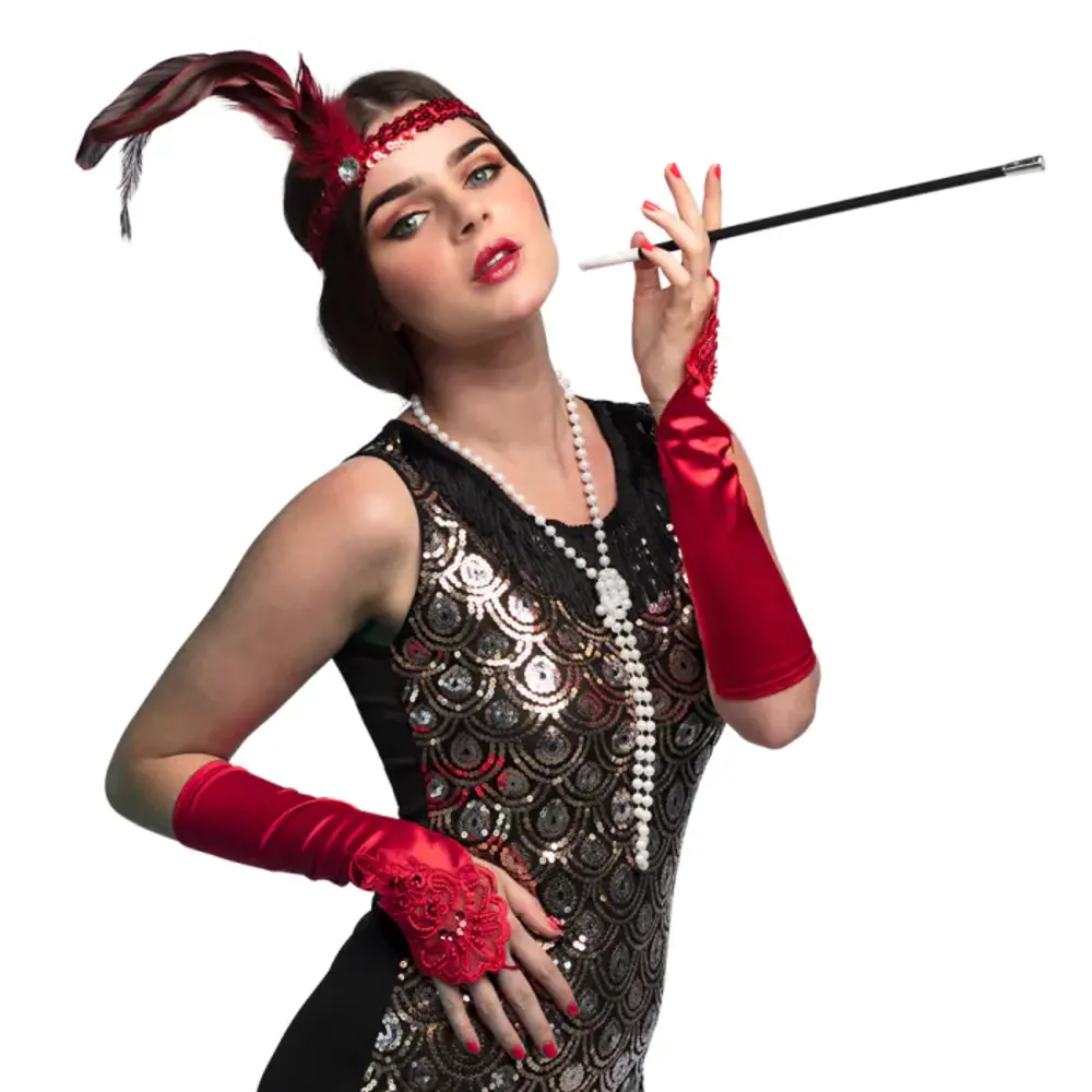 Boland Jaren 20 Charleston DeLuxe Accessoire Set | 4-delig Boland Jaren 20 Charleston DeLuxe Accessoire Set | 4-delig