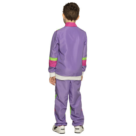 Boland Ugly Retro Kids Tracksuit Purple