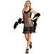 Boland Robe Charleston Flapper Paon Femme Boland Robe Charleston Flapper Paon Femme