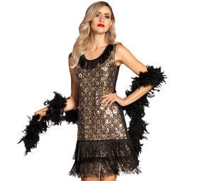 Boland Charleston Jurk Flapper Peacock Dames Boland Charleston Jurk Flapper Peacock Dames