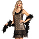 Boland Charleston-Kleid, Flapper-Stil, Pfauen-Damen Boland Charleston-Kleid, Flapper-Stil, Pfauen-Damen
