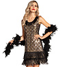 Boland Charleston Jurk Flapper Peacock Dames
