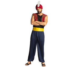 Boland Aziz Aladdin Costume Men | Size M/L - 50/52 Boland Aziz Aladdin Costume Men | Size M/L - 50/52