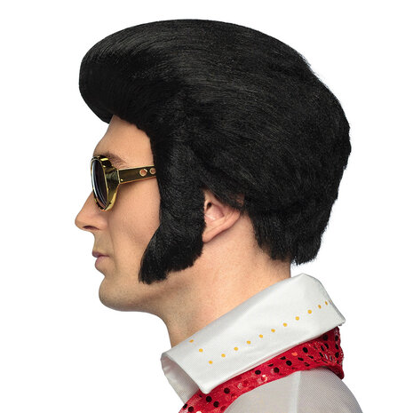 Boland Pruik Elvis Rock 'n Roll Heren Boland Pruik Elvis Rock 'n Roll Heren