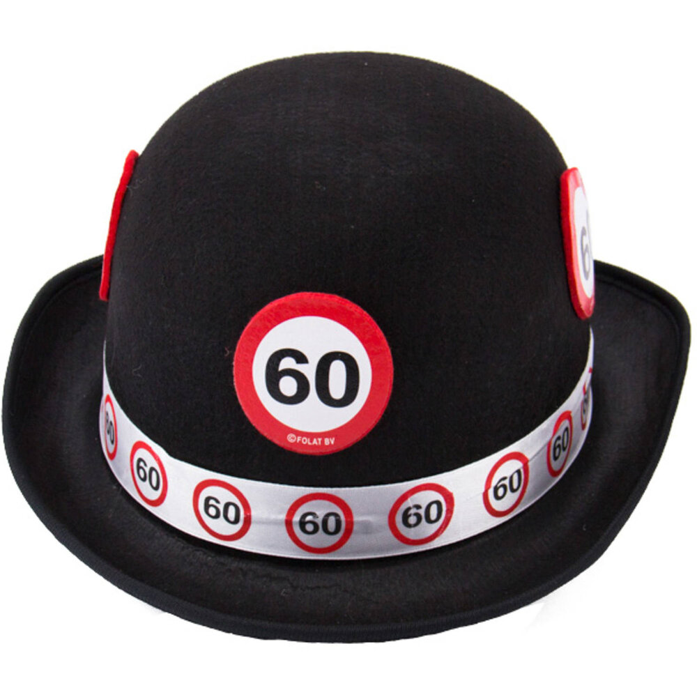 Folat Verkehrsschild „Bowler Hat 60 Years“ | pro Stück