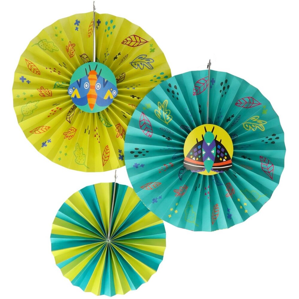 Folat Insectes bourdonnants en éventail 25-35 cm | 3 pièces