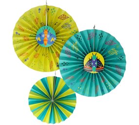 Folat Waaiers Insecten Buzzing Bugs 25-35cm | 3 stuks Folat Waaiers Insecten Buzzing Bugs 25-35cm | 3 stuks