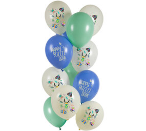 Folat Ballonnen Insecten Buzzing Bugs 33cm | 12 stuks Folat Ballonnen Insecten Buzzing Bugs 33cm | 12 stuks