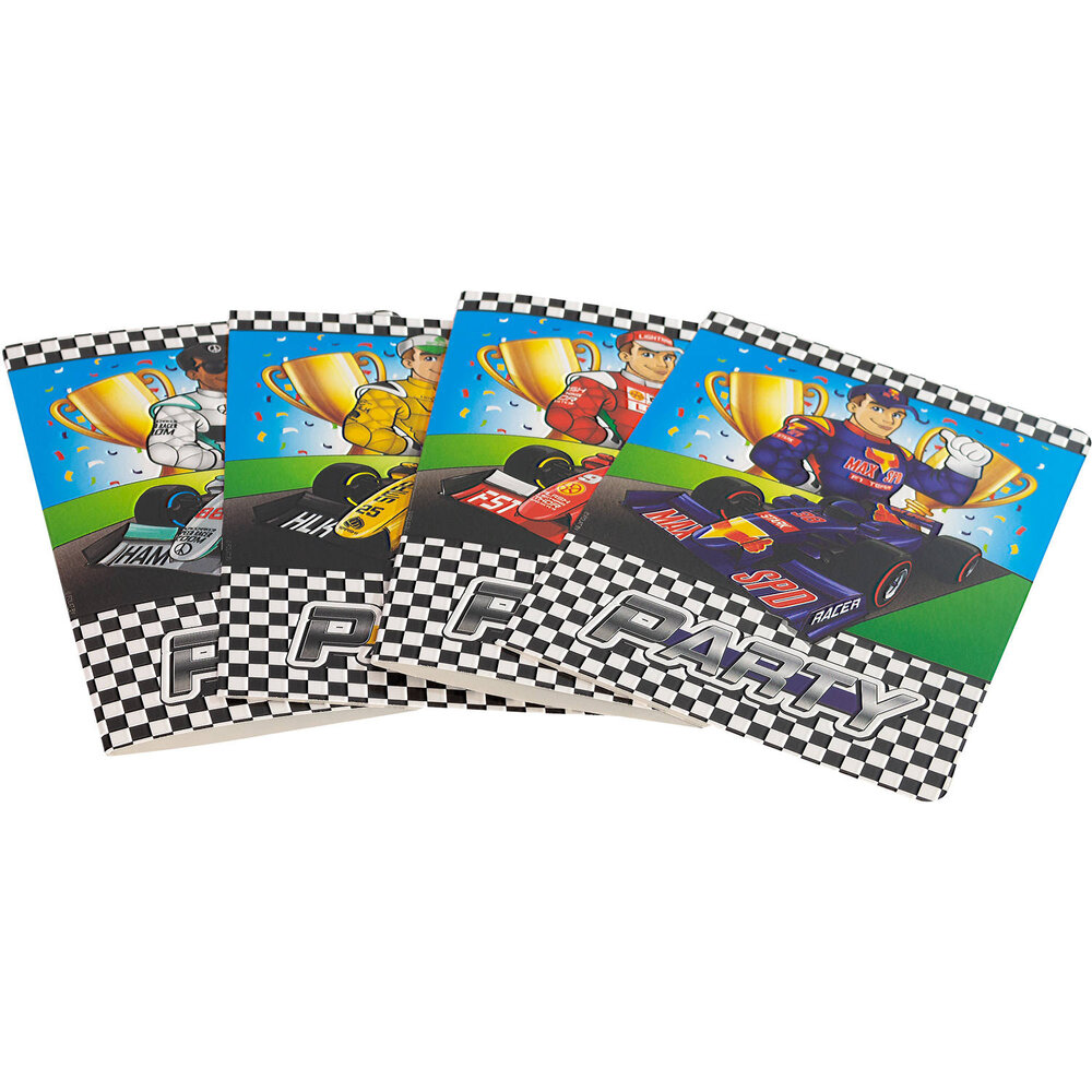 Folat Formule 1 Uitnodigingen  | 8 stuks Folat Formule 1 Uitnodigingen  | 8 stuks