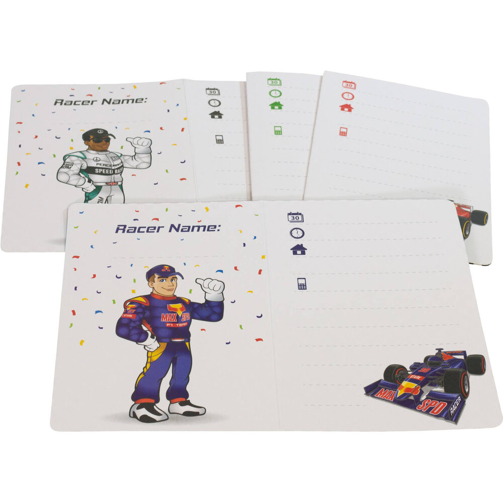 Folat Formule 1 Uitnodigingen  | 8 stuks Folat Formule 1 Uitnodigingen  | 8 stuks