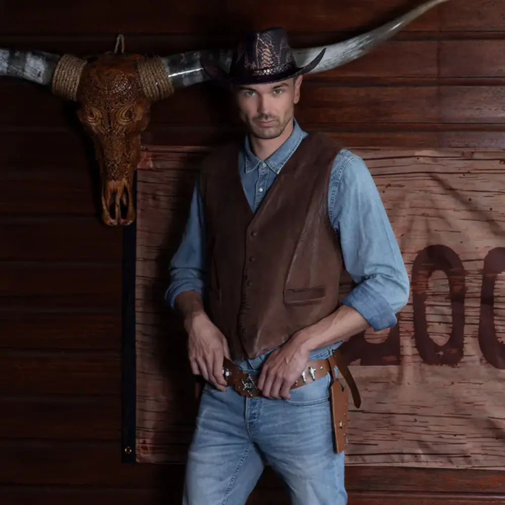 Boland Cowboy Wild West Saloon Vlag 90x150cm | per stuk Boland Cowboy Wild West Saloon Vlag 90x150cm | per stuk