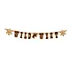 Boland Buchstabengirlande im Cowboy-Wildwest-Stil, 110 cm | pro Stück