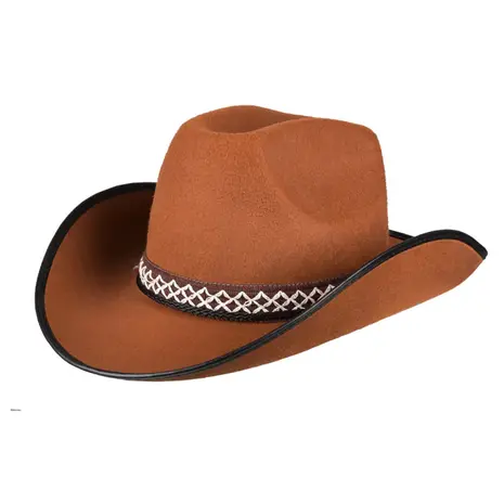 Boland Cowboy Bruine Kinder Hoed | per stuk Boland Cowboy Bruine Kinder Hoed | per stuk