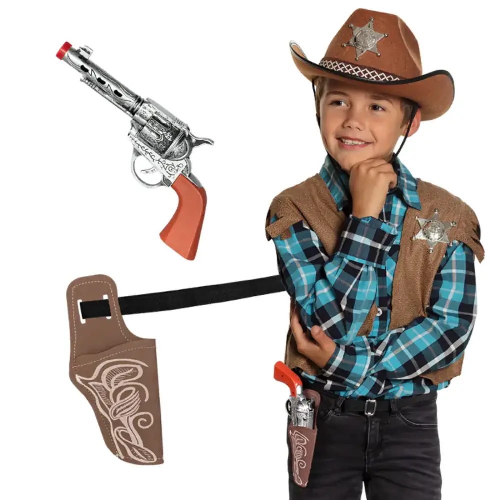 Boland Ensemble d'accessoires de cowboy pour enfants | 3 pièces