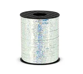 Tuf-Tuf Silver Holographic Ribbon 5mm | 458 meters