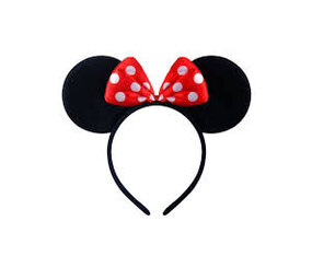 Henbrandt Minnie Mouse Oren met Strik | per stuk Henbrandt Minnie Mouse Oren met Strik | per stuk