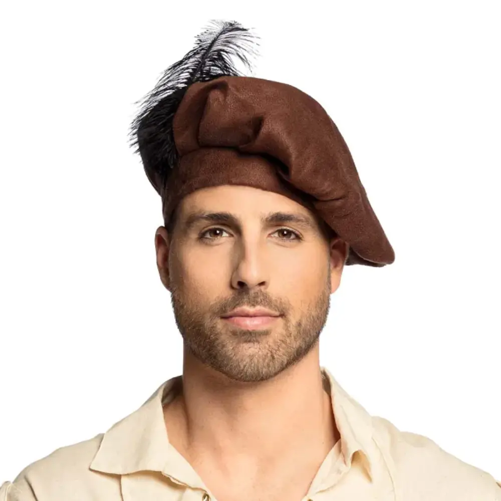 Boland Middeleeuwse Baret | per stuk Boland Middeleeuwse Baret | per stuk