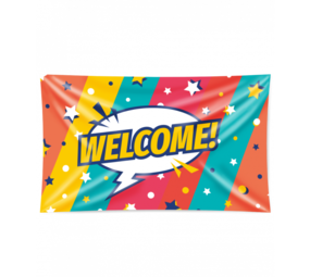 Paper Dreams Willkommensflagge 90x150cm | pro Stück
