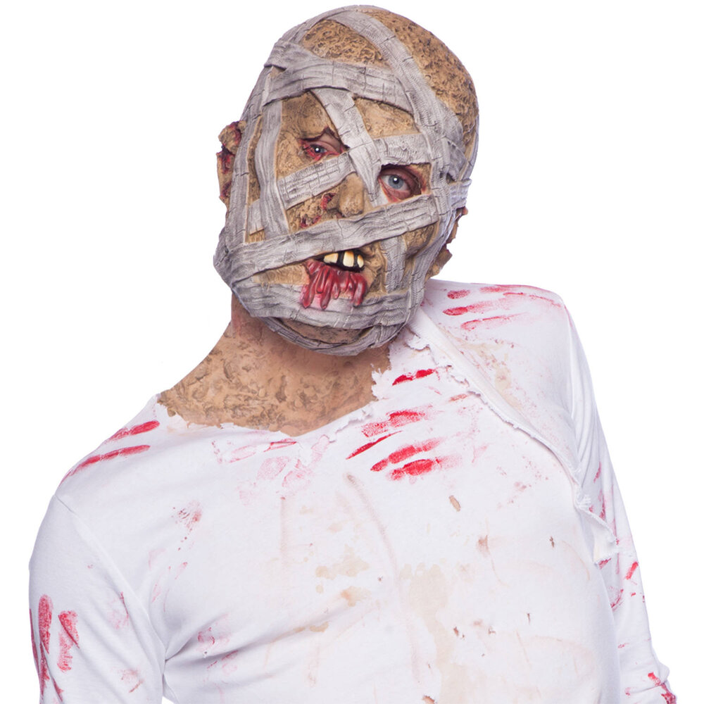 Folat Maske Grab Mumie Halloween Latex