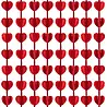 Tuf-Tuf Door Curtain Red Hearts 100x200cm | per piece Tuf-Tuf Door Curtain Red Hearts 100x200cm | per piece