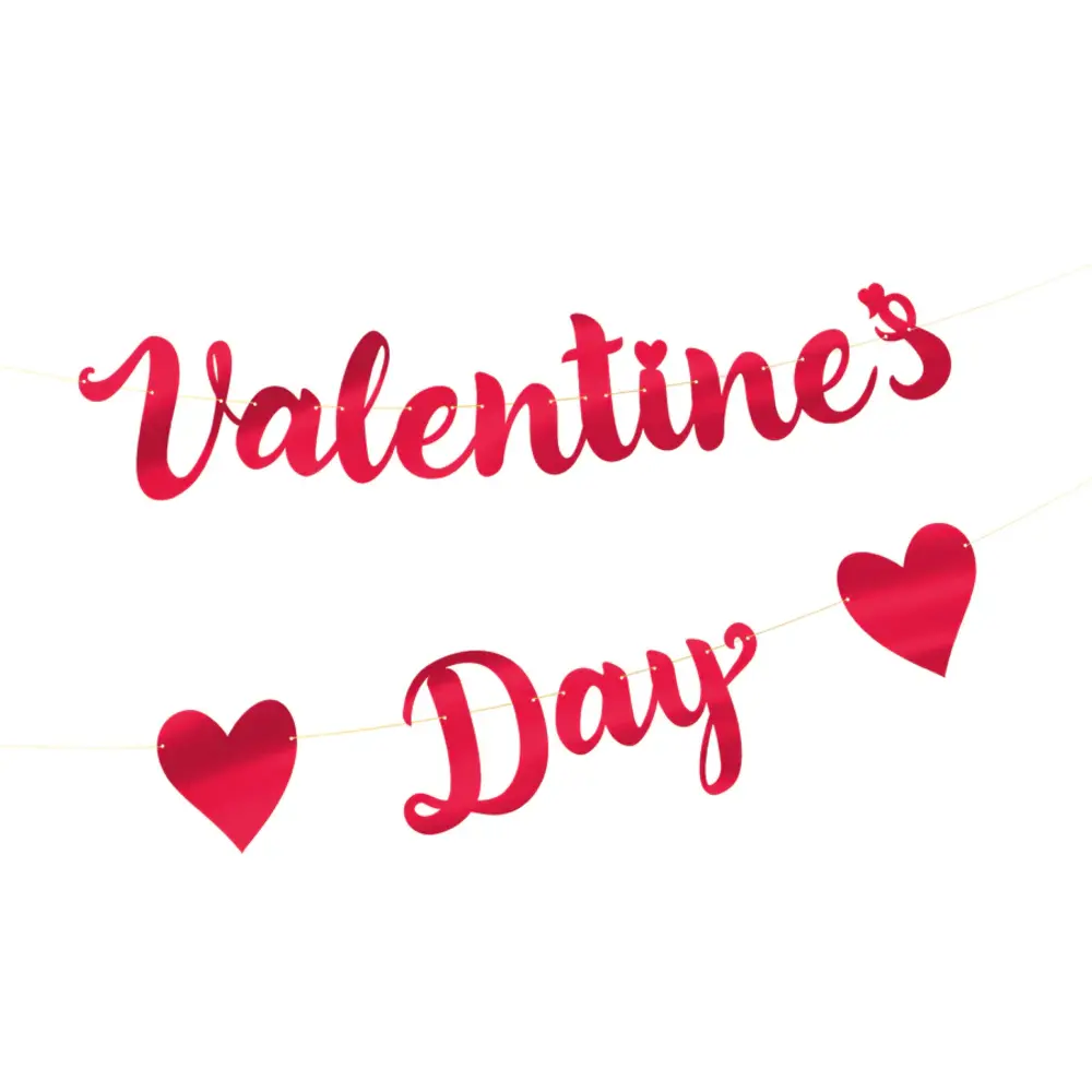 Tuf-Tuf Guirlande de lettres pour la Saint-Valentin 140 cm | à l'unité