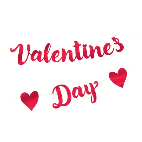 Tuf-Tuf Valentine's Day Letter Garland 140cm | per piece