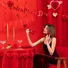 Tuf-Tuf Heart Hanging Decoration Swirls 85cm | 5 pieces Tuf-Tuf Heart Hanging Decoration Swirls 85cm | 5 pieces